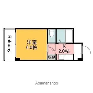 ファミール牛田【205号室】の間取り