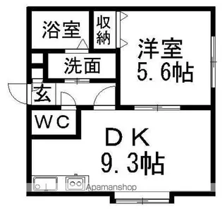 WILL PLACE(ウィル プレイス)【102号室】の間取り