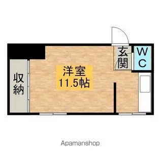 さつきアパート【5号室】の間取り