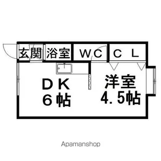 ノースウエスト【2階】の間取り
