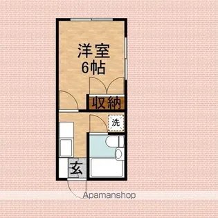 コーポ英【1階】の間取り