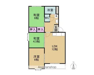 フラッツエポック(築捨町3丁目)【307号室】の間取り
