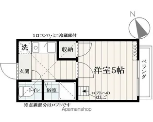 山形県山形市緑町4丁目【アパート】の間取り