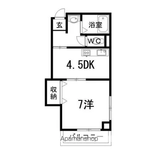 ネオクレメント【501号室】の間取り