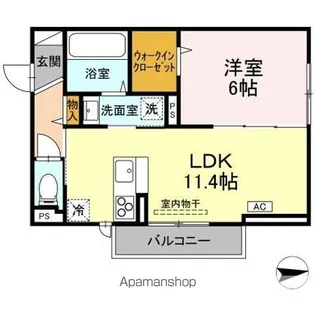 RESUA向中野 C棟【3階】の間取り
