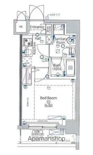 ラヴェニール東神奈川【6階】の間取り