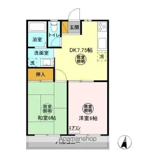 雅壱番館【1階】の間取り