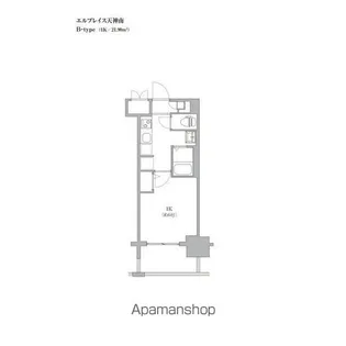 エルプレイス天神南【10階】の間取り