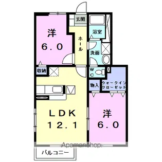 ソフィア壱番館 A【1階】の間取り