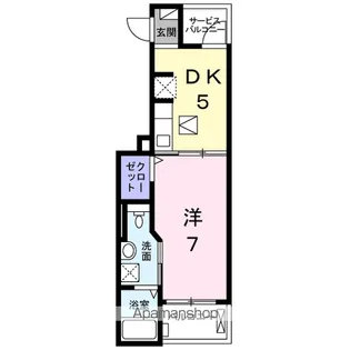 アンダーレ【1階】の間取り