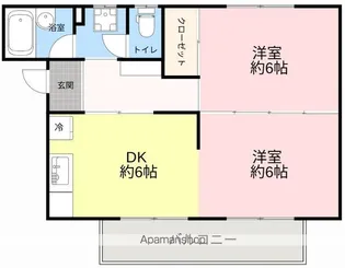 パルコート【2階】の間取り
