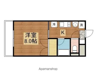 メゾンドソレーユ【2階】の間取り