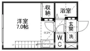 アーバンハウス南光台【203号室】の間取り