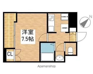 ウイステリア千種【6階】の間取り