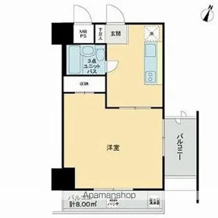ダイアパレス根岸【6階】の間取り