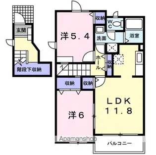 サニー・レジデンス【2階】の間取り