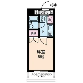 ソワレ池上【1階】の間取り