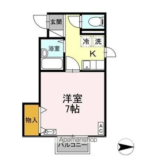 メイユールフジ【1階】の間取り