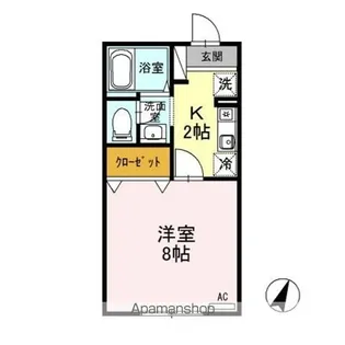 グリーンフォレスト【1階】の間取り