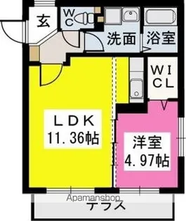 HIRAMEKISO【1階】の間取り