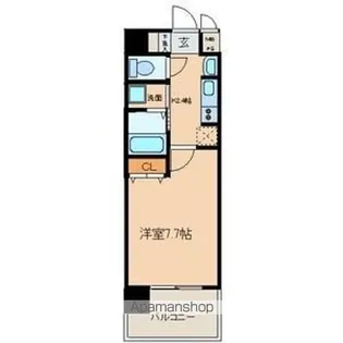 1Kの間取り画像