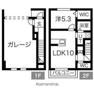 PERGOLA(パーゴラ)【1階】の間取り