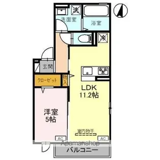 グリシア【2階】の間取り