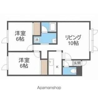 フラット28【2階】の間取り