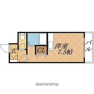 リバーサイドヒルズ【4階】の間取り