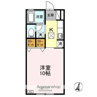 ロイヤルガーデン子安 F【1階】の間取り