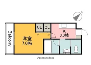 カーサ大塚2nd【1階】の間取り
