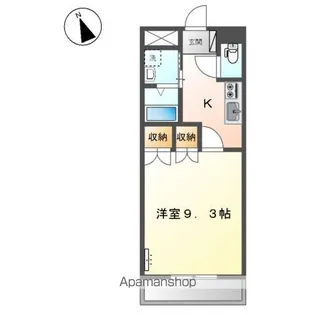 エール モーヴ ボヌール【1階】の間取り