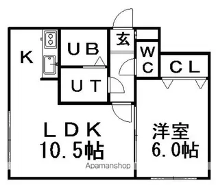 ポラリス【203号室】の間取り