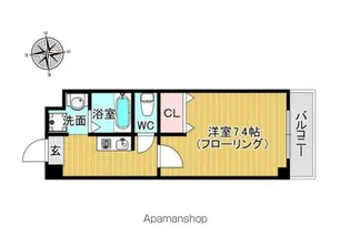 エスティハイム20【5階】の間取り