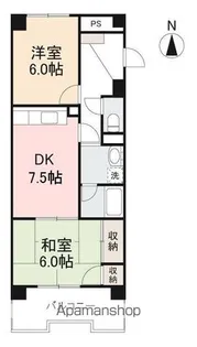 プラザ・アンジェロ【603号室】の間取り