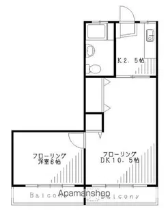 第1都マンション【3階】の間取り