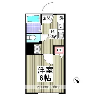 メゾンドジュネス大森台【1階】の間取り