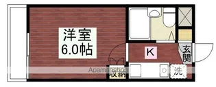 川越藤原町マンション【4階】の間取り