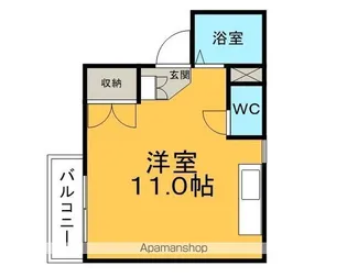 カーザドーゼⅡ【3階】の間取り