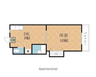 ワンズクレスト小堀【106号室】の間取り