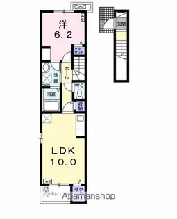 MAKAPU’U Ⅰ(マカプゥ【2階】の間取り