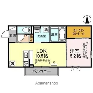 レザン【2階】の間取り