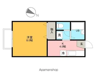 ハイツSHION【2階】の間取り