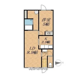 YT−1【1階】の間取り