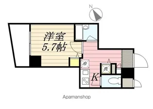グランヴァンタクティス横濱【3階】の間取り