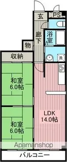ラポート折坂【103号室】の間取り