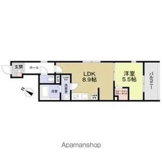 東京都杉並区阿佐谷南1丁目【アパート】の間取り