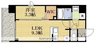 シーズンフラッツ新大阪SOUTH【602号室】の間取り