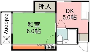 コーポひまわり【2階】の間取り