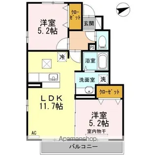 サクシードM【1階】の間取り